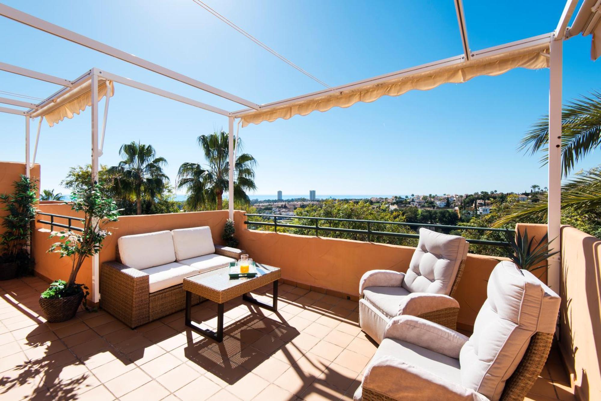 Rentandhomes Penthouse Elviria Golf Марбелья Экстерьер фото